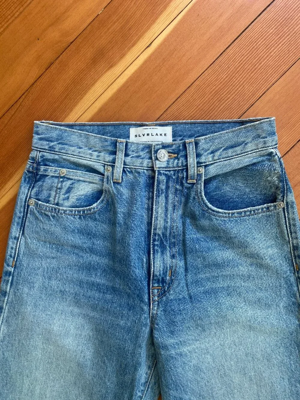 SLVRLAKE London High-Rise Straight Leg Jeans - Size 26